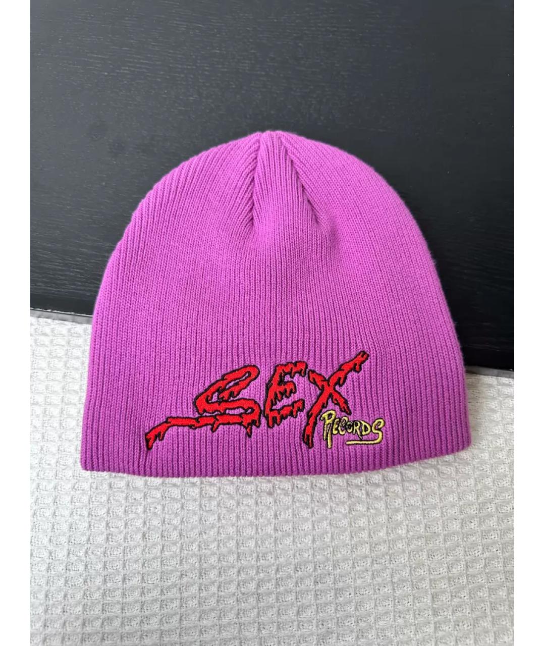 CHROME HEARTS Розовая хлопковая шапка, фото 6