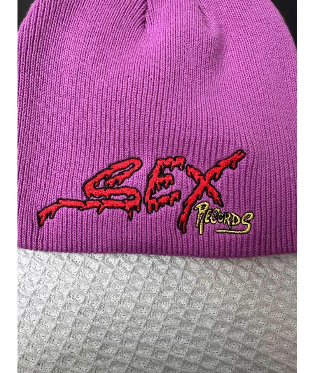 CHROME HEARTS Розовая хлопковая шапка, фото 2