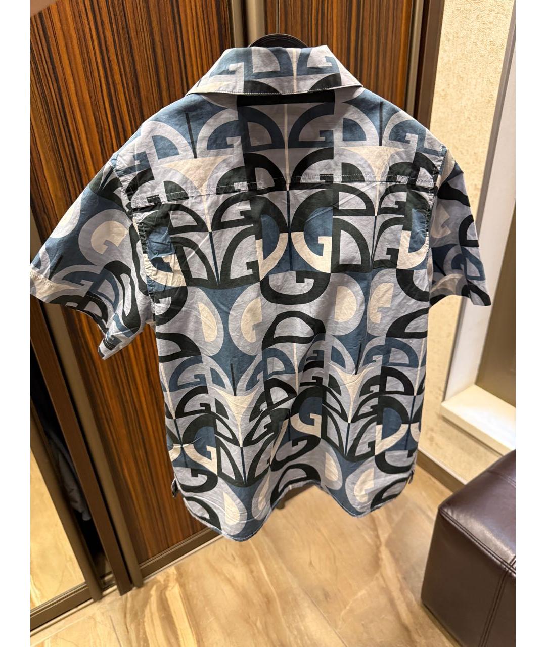 DOLCE & GABBANA KIDS Синяя хлопковая детская рубашка, фото 2