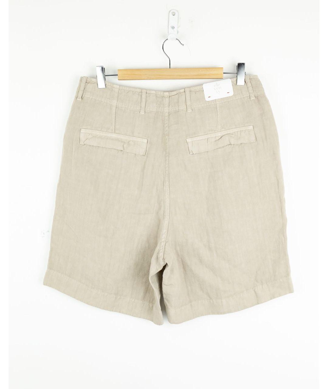 ELEVENTY Бежевые льняные шорты, фото 2