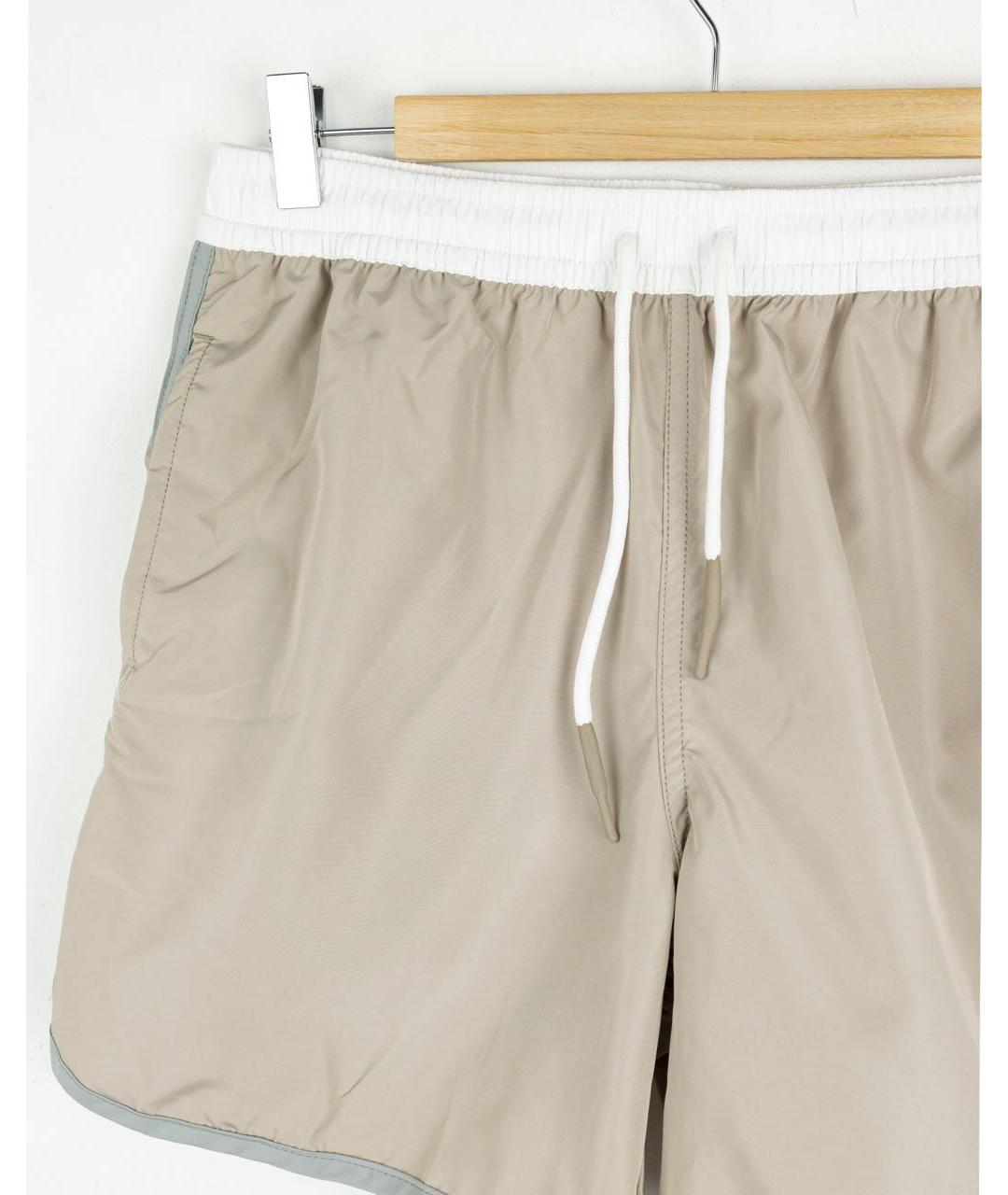 ELEVENTY Бежевые полиэстеровые плавки, фото 4