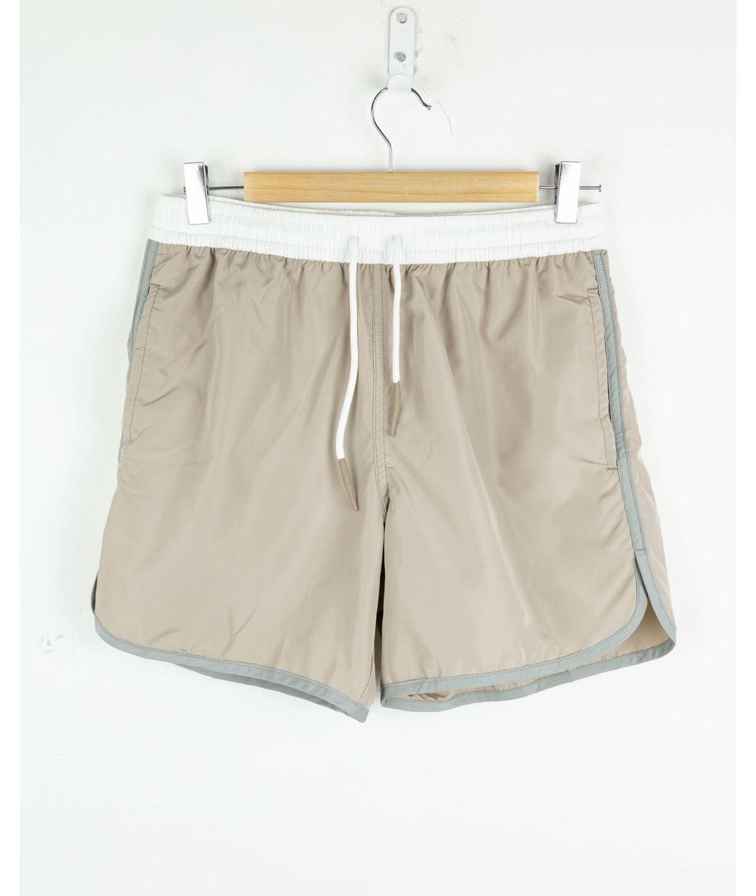 ELEVENTY Бежевые полиэстеровые плавки, фото 5