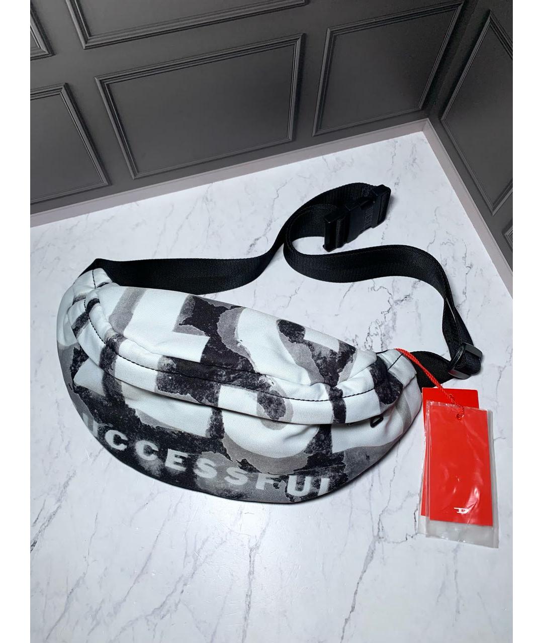 DIESEL Черная поясная сумка, фото 2