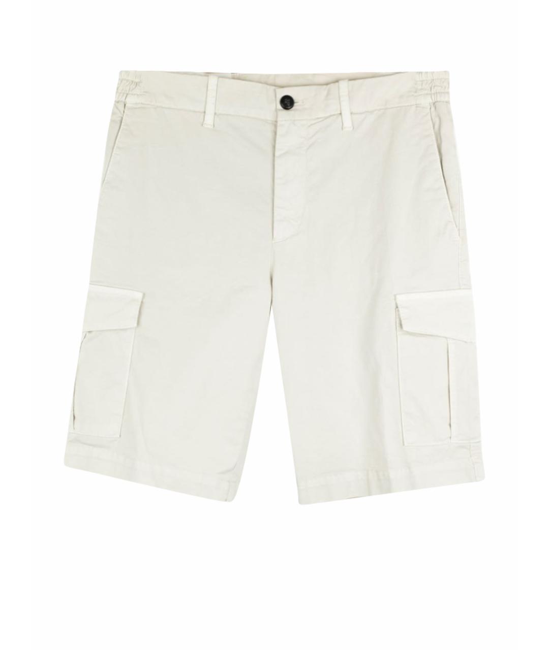 ELEVENTY Бежевые хлопковые шорты, фото 1