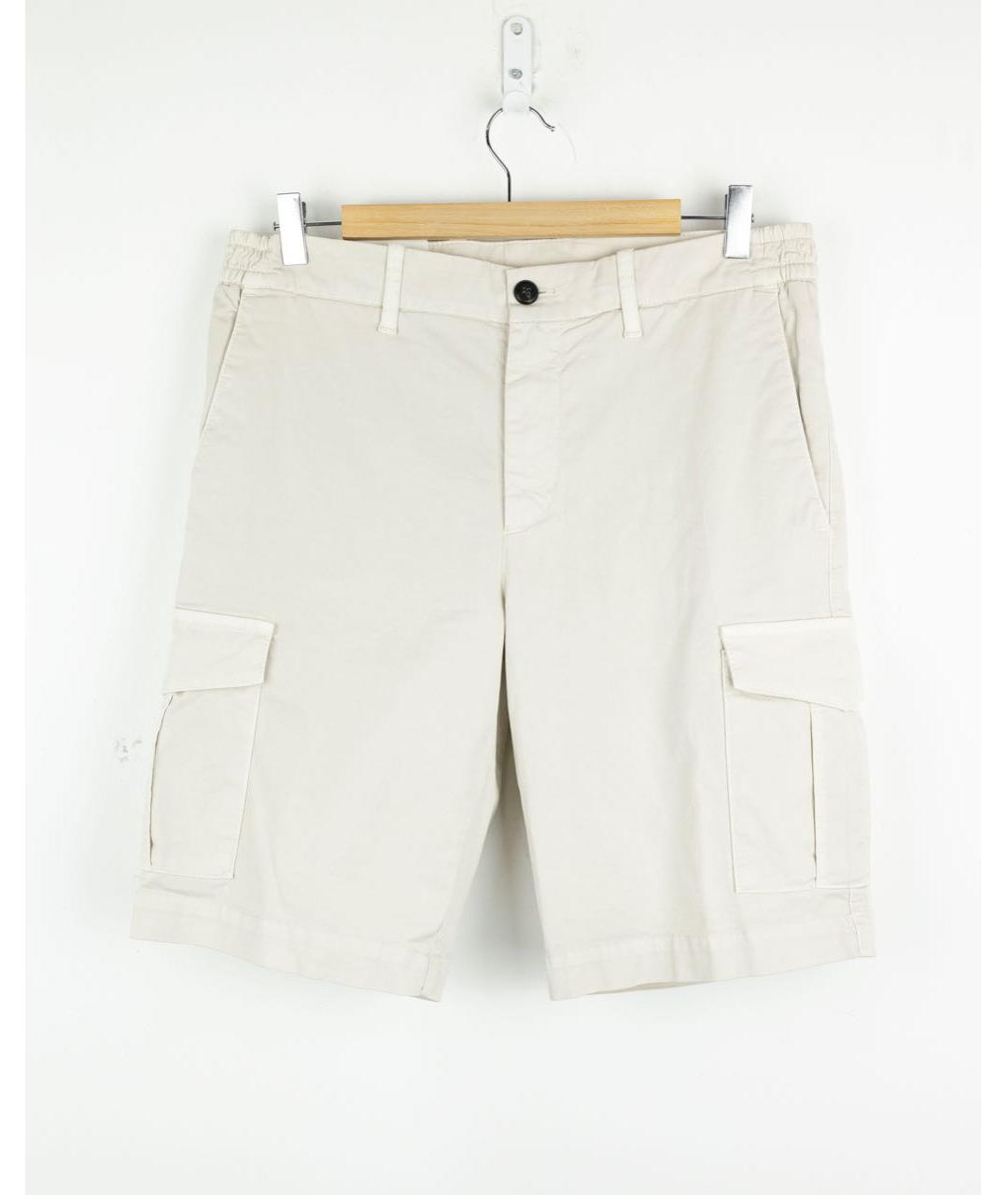 ELEVENTY Бежевые хлопковые шорты, фото 5