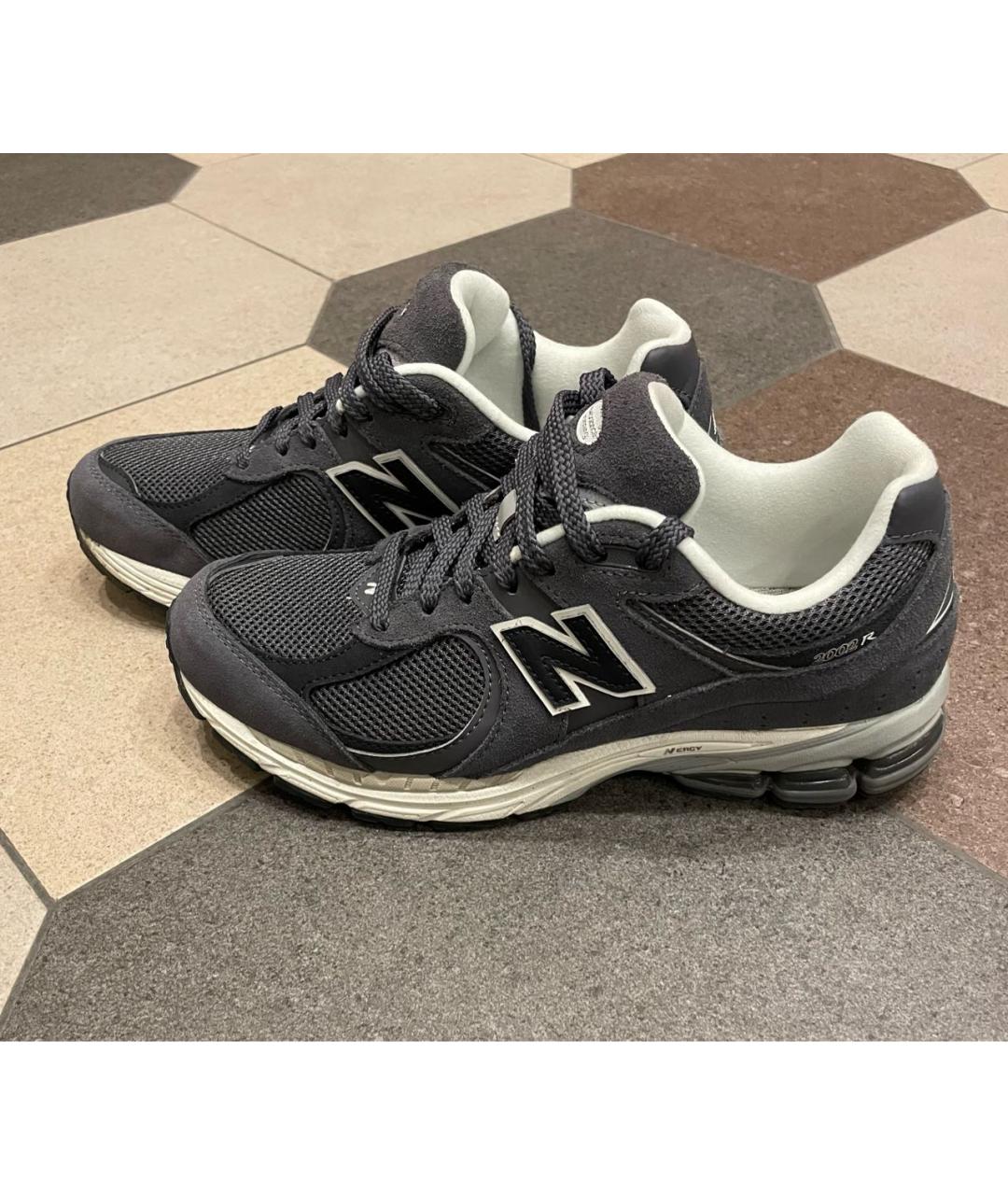 NEW BALANCE Серые замшевые кроссовки, фото 5