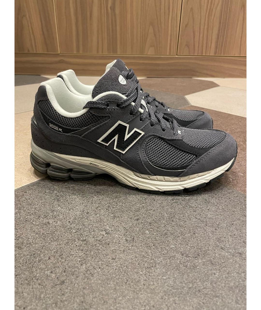 NEW BALANCE Серые замшевые кроссовки, фото 6