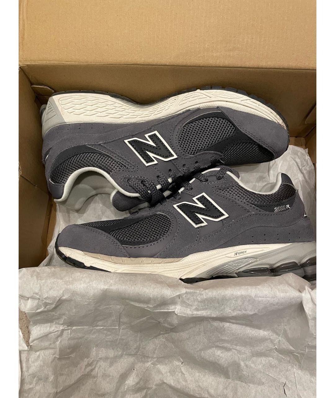 NEW BALANCE Серые замшевые кроссовки, фото 8