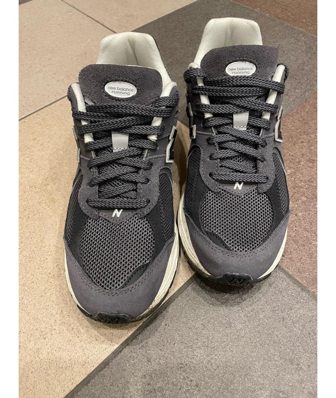 NEW BALANCE Серые замшевые кроссовки, фото 3