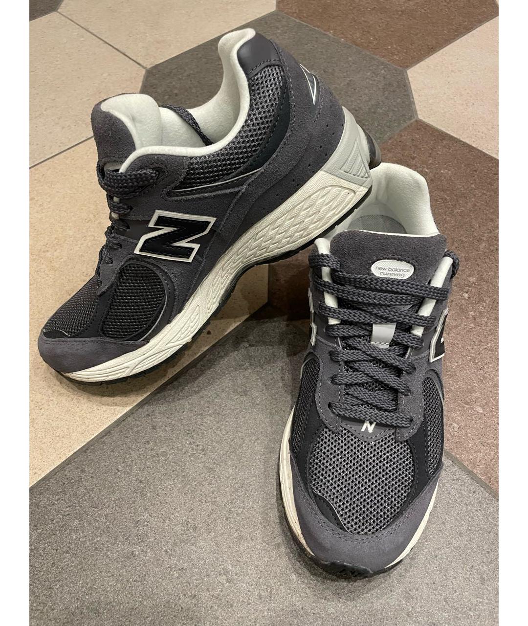 NEW BALANCE Серые замшевые кроссовки, фото 7