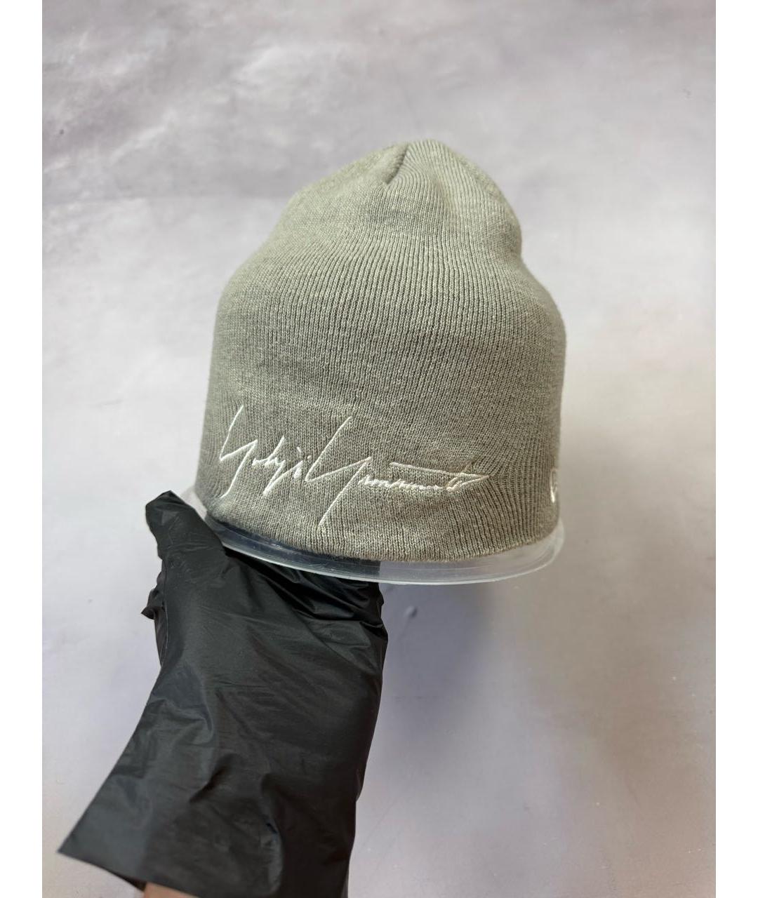 YOHJI YAMAMOTO Серая шапка, фото 2