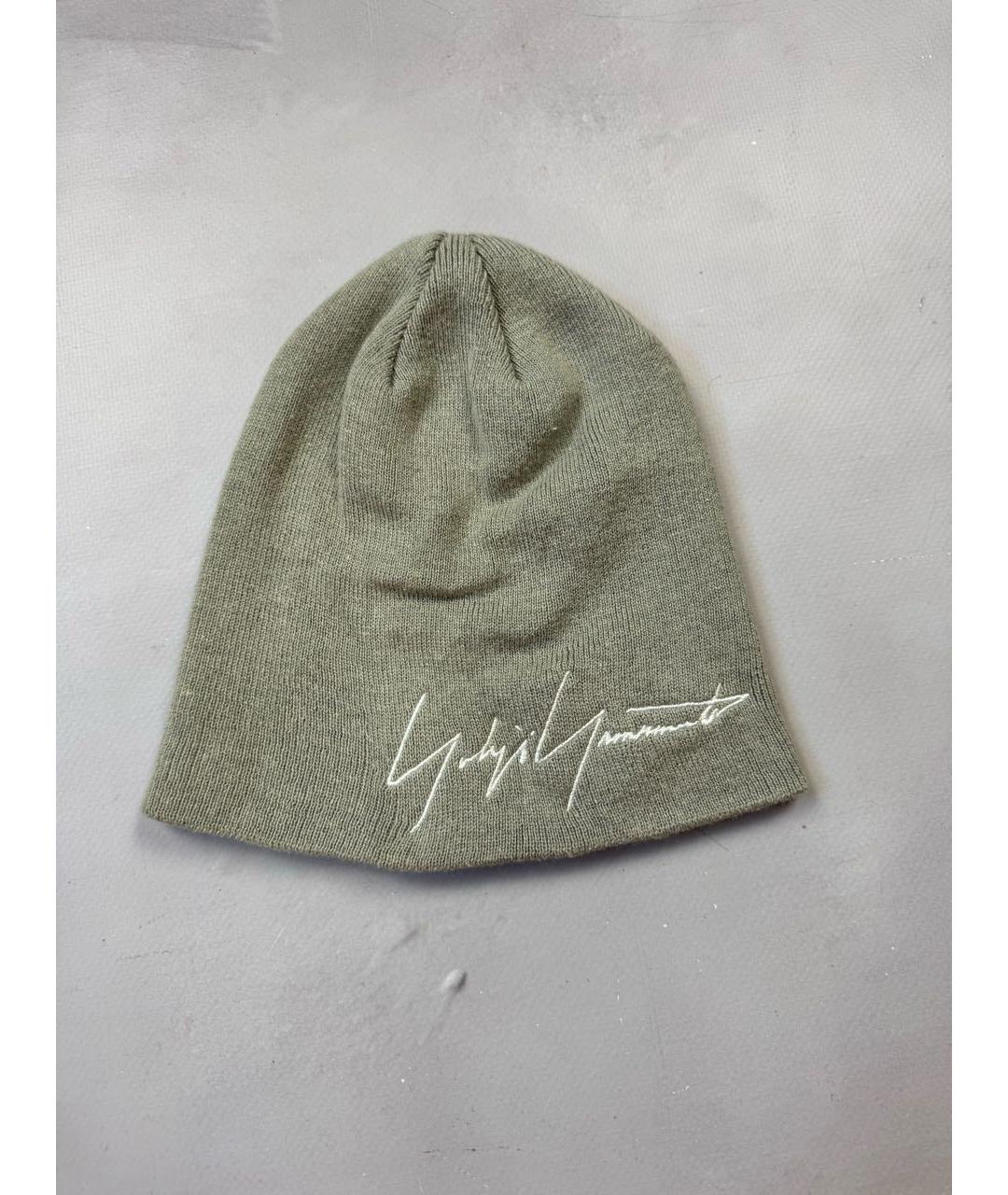 YOHJI YAMAMOTO Серая шапка, фото 9