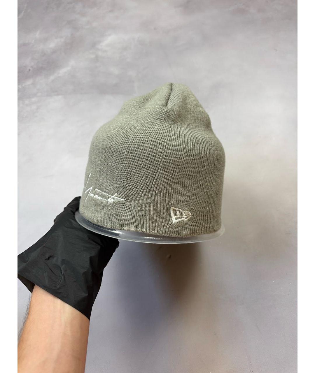 YOHJI YAMAMOTO Серая шапка, фото 3