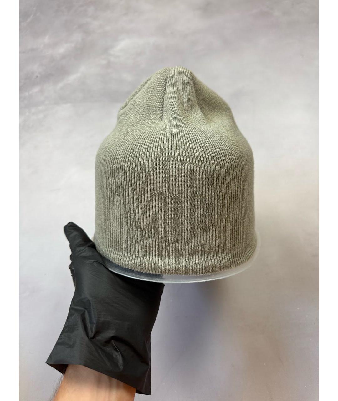 YOHJI YAMAMOTO Серая шапка, фото 4