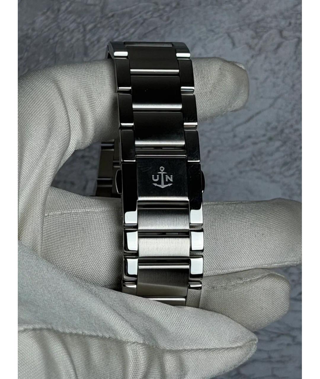 Ulysse Nardin Серые металлические часы, фото 5