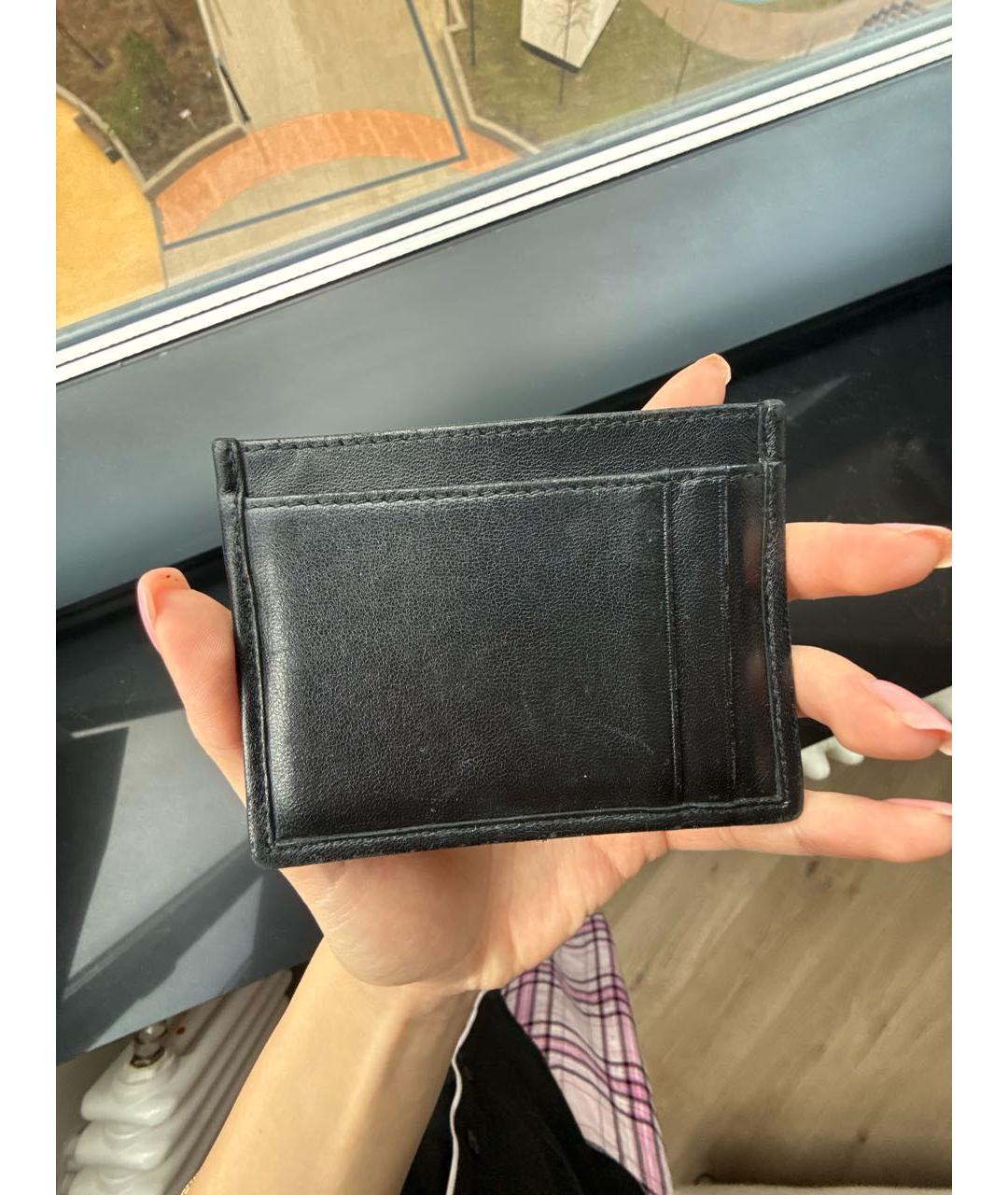 MIU MIU Черный кожаный кардхолдер, фото 7