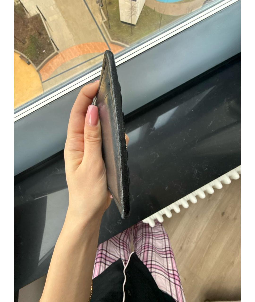 MIU MIU Черный кожаный кардхолдер, фото 6