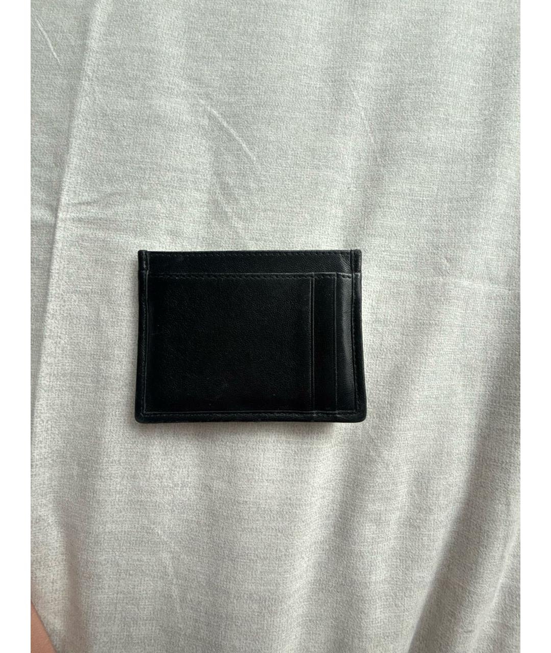 MIU MIU Черный кожаный кардхолдер, фото 3