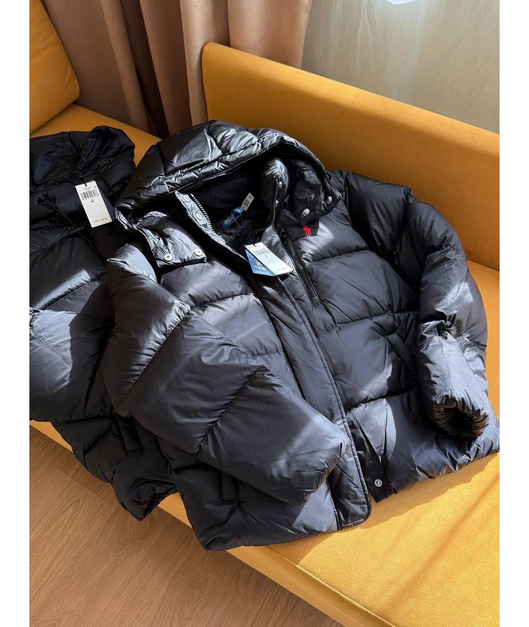 POLO RALPH LAUREN Черная полиэстеровая куртка, фото 5