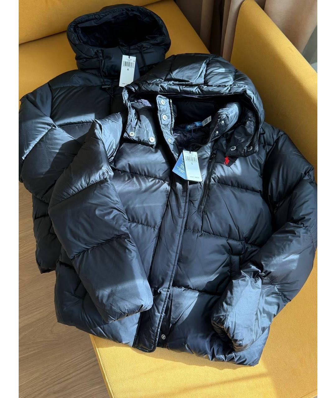 POLO RALPH LAUREN Черная полиэстеровая куртка, фото 6