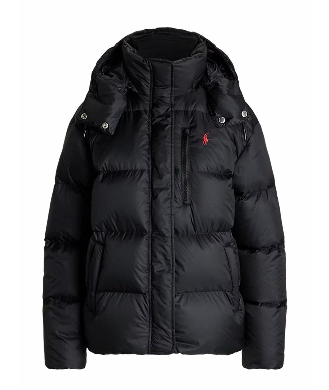 POLO RALPH LAUREN Черная полиэстеровая куртка, фото 1