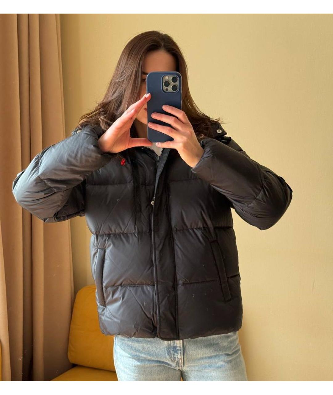 POLO RALPH LAUREN Черная полиэстеровая куртка, фото 8