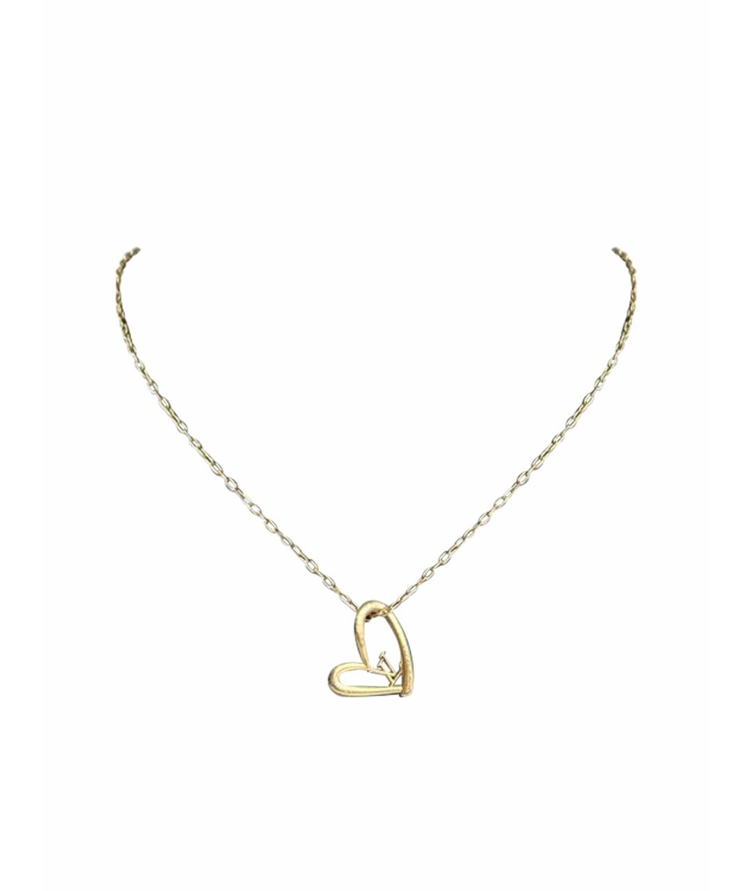 LOUIS VUITTON Золотое колье, фото 1