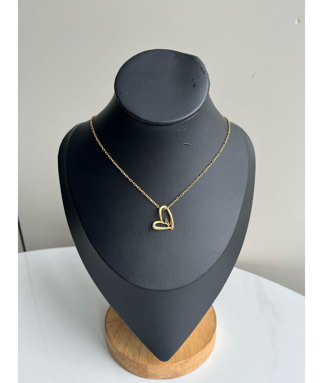 LOUIS VUITTON Золотое колье, фото 2