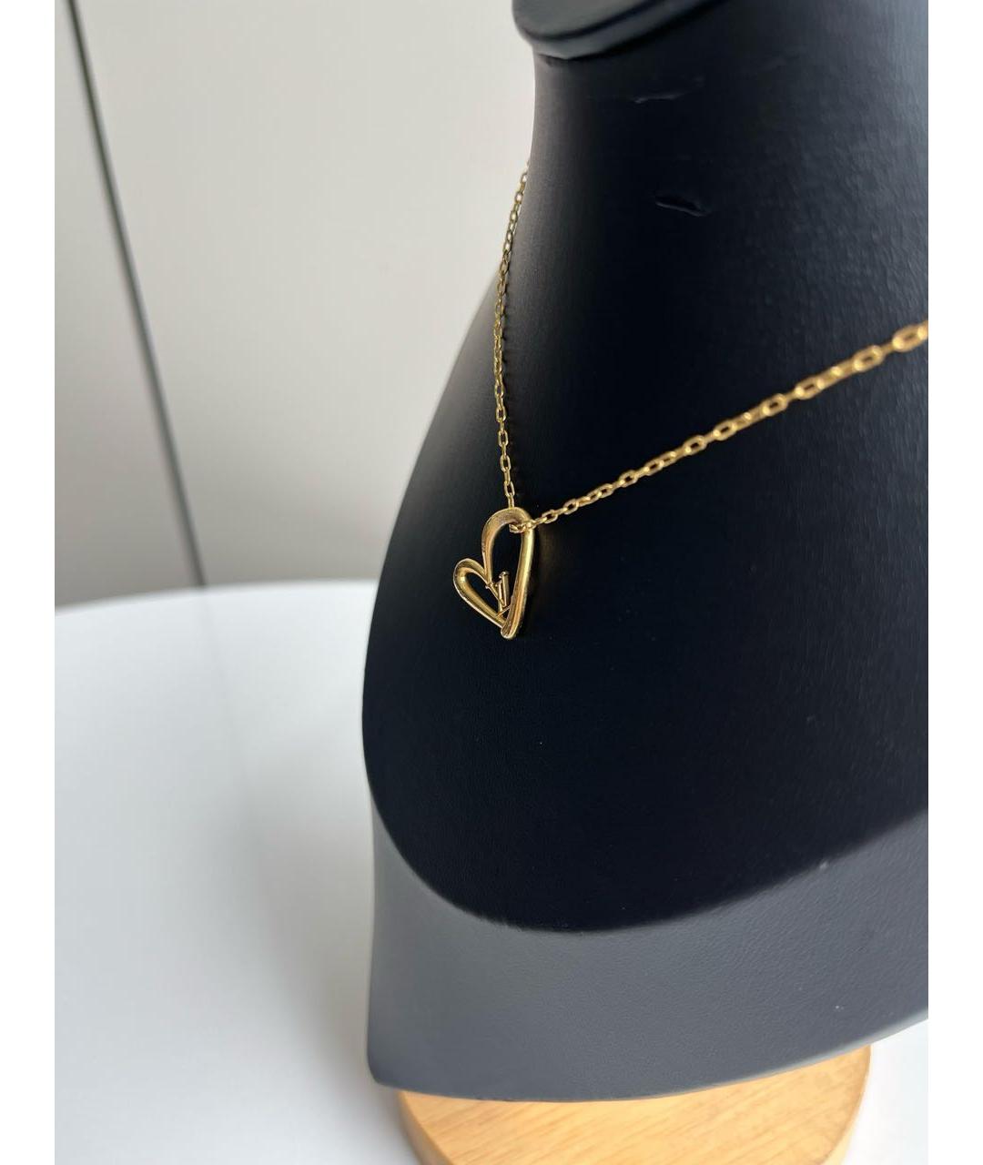 LOUIS VUITTON Золотое колье, фото 4
