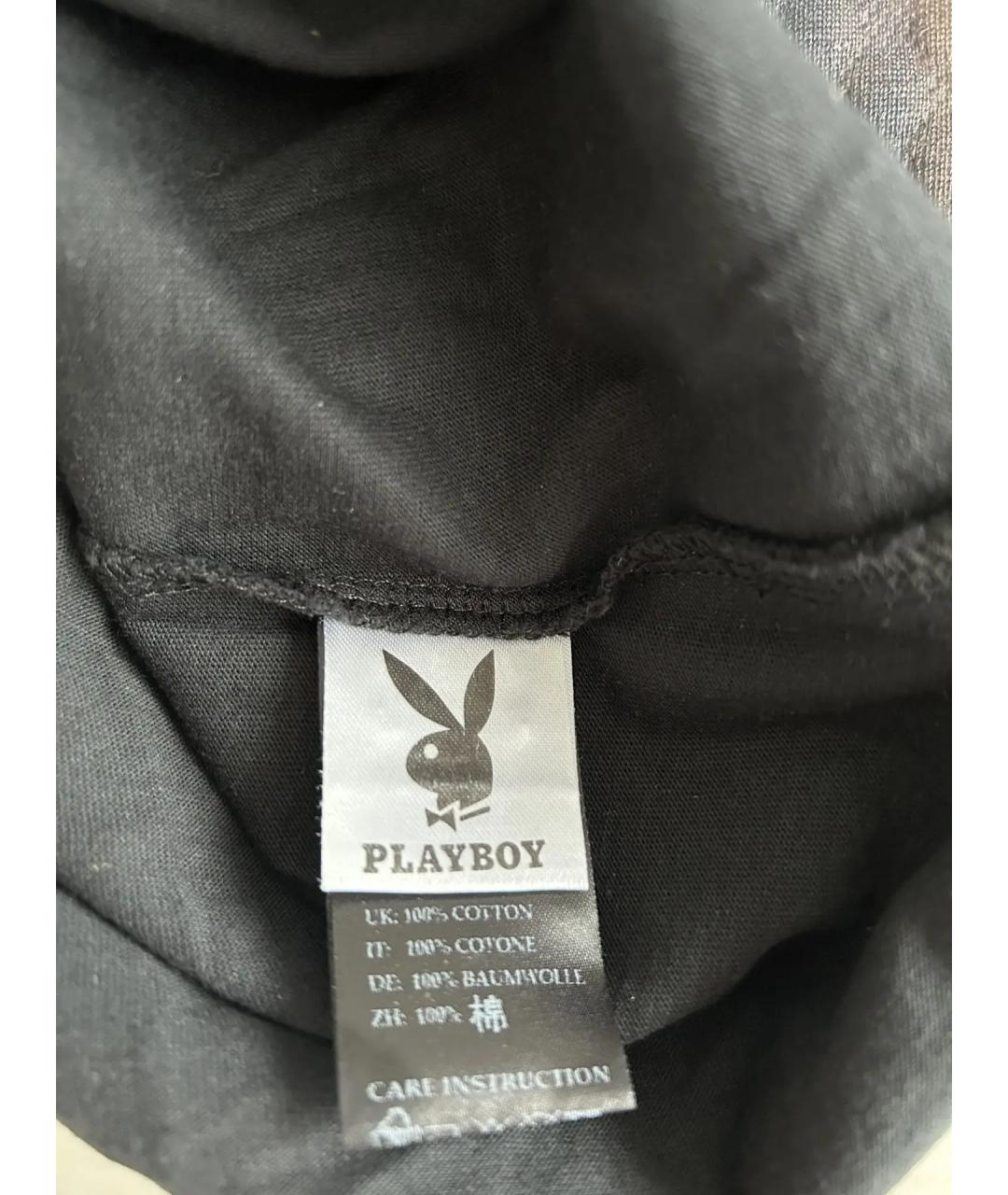 PHILIPP PLEIN Черная хлопковая футболка, фото 4