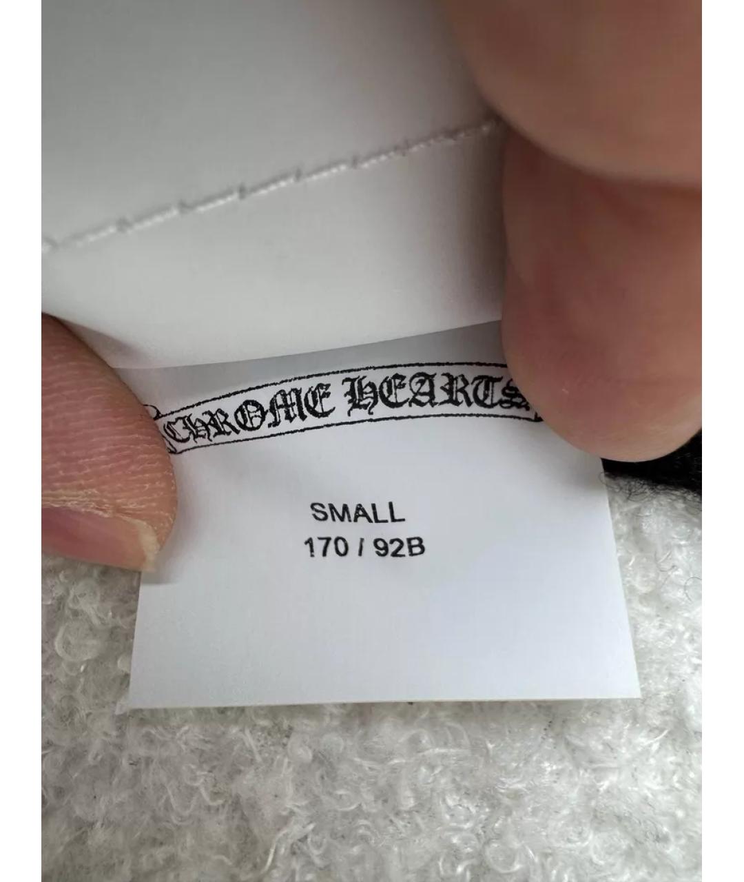 CHROME HEARTS Черная кашемировая жилетка, фото 4