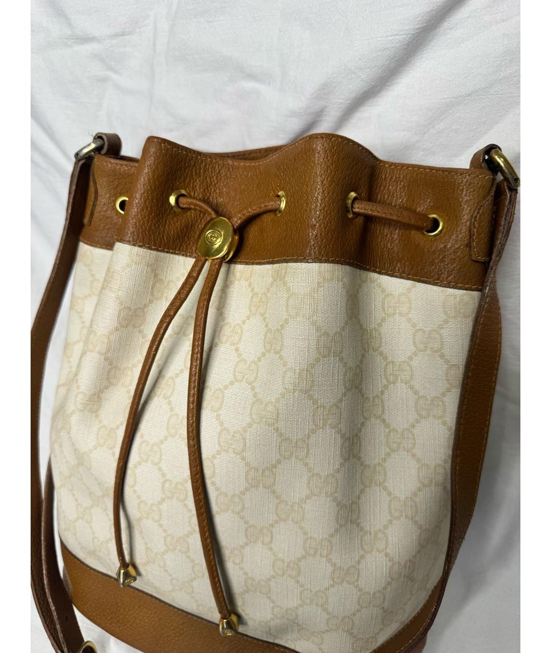 GUCCI Белая сумка тоут, фото 4