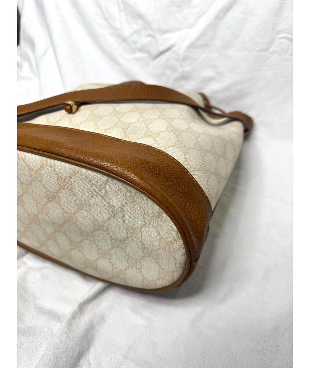 GUCCI Белая сумка тоут, фото 3