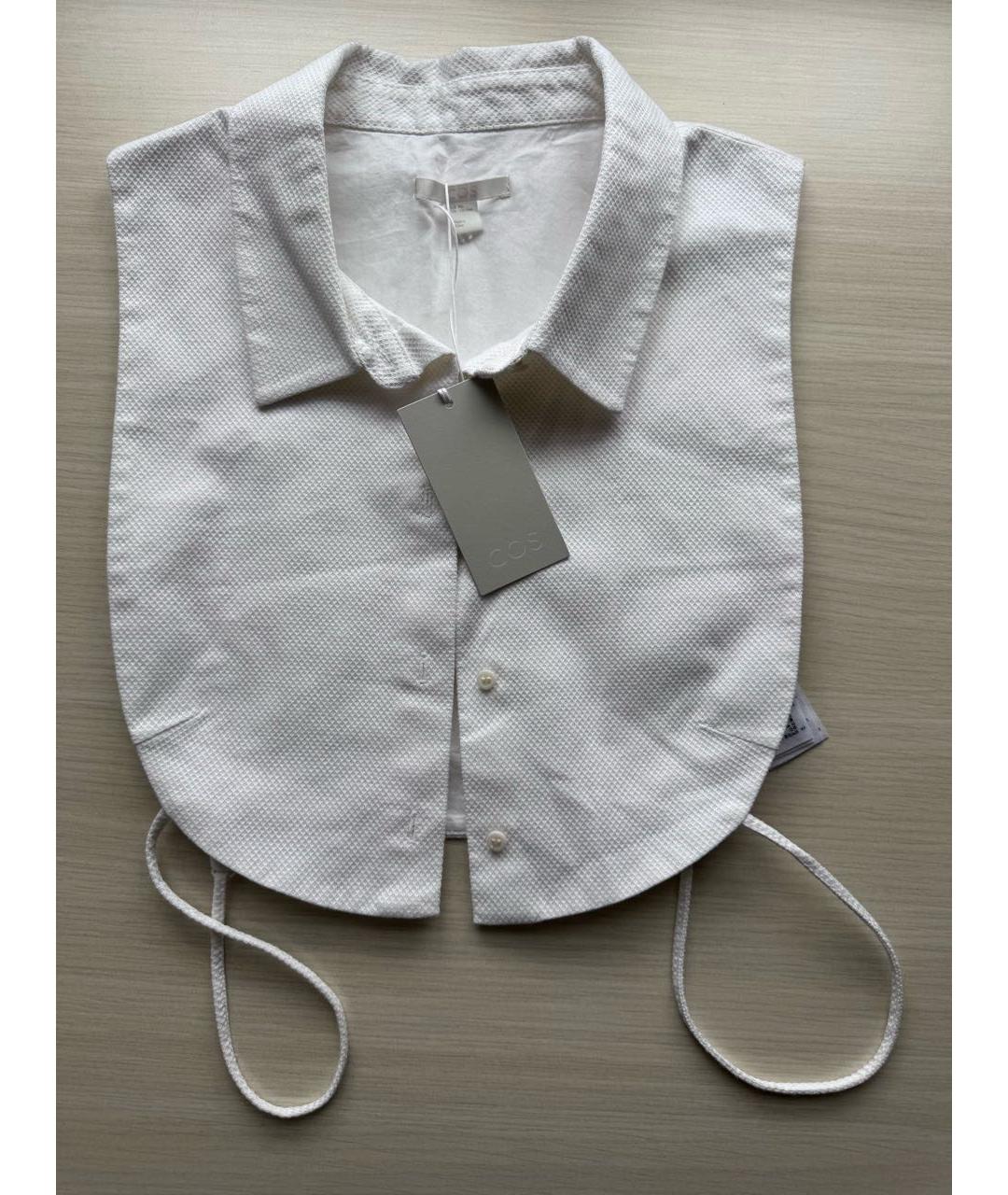 COS Белый хлопковый воротник, фото 5