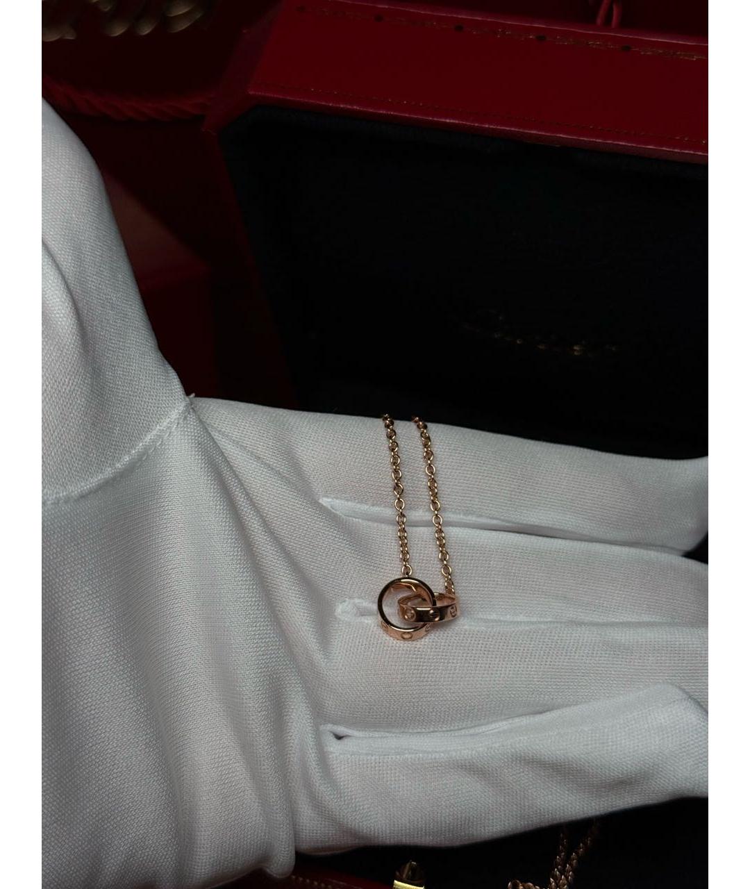 CARTIER Колье из розового золота, фото 5