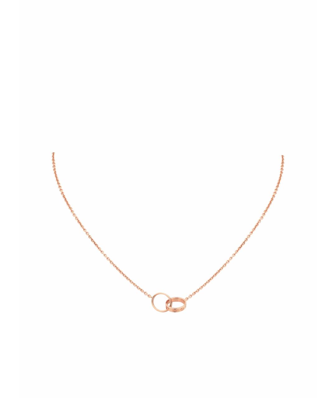 CARTIER Колье из розового золота, фото 1