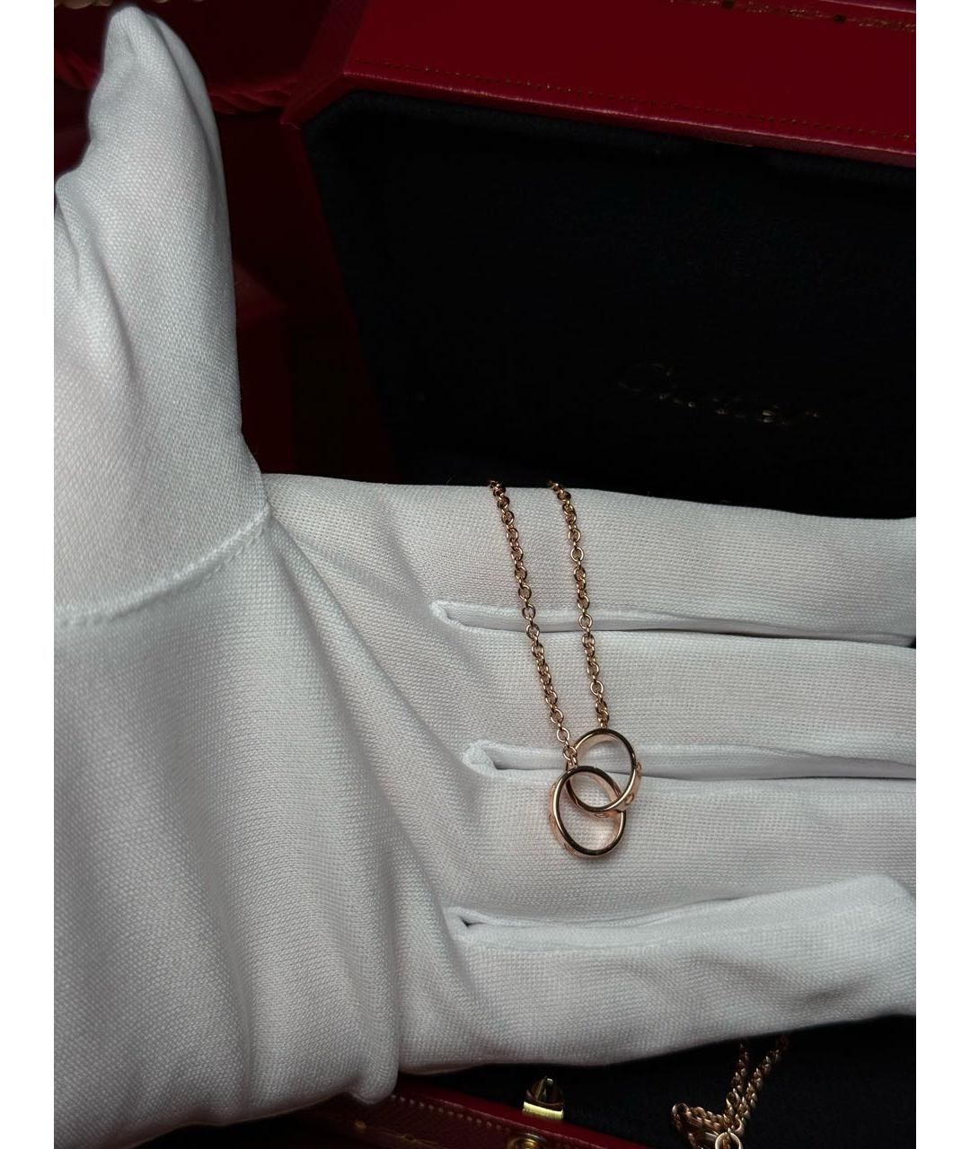 CARTIER Колье из розового золота, фото 4