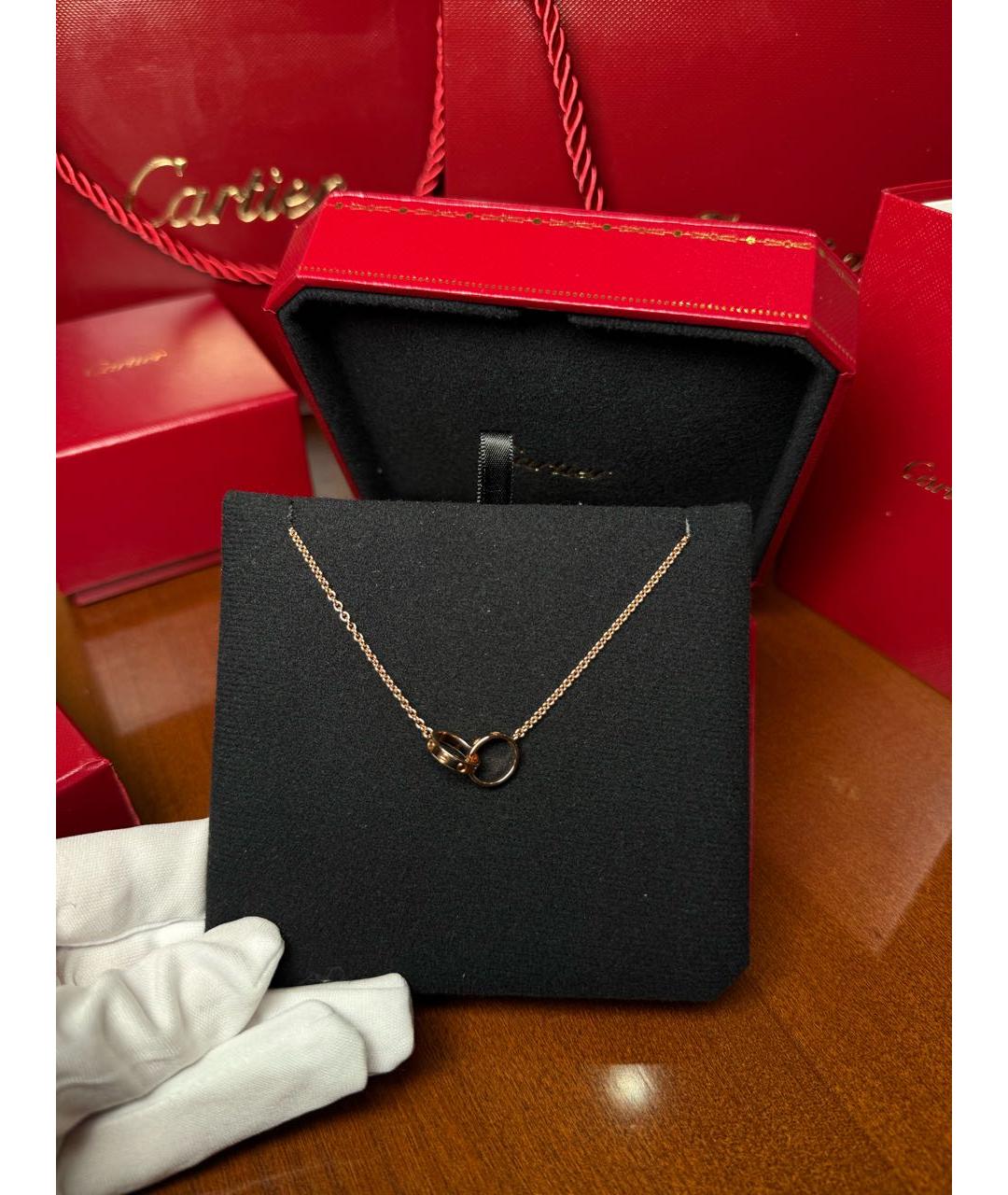 CARTIER Колье из розового золота, фото 8