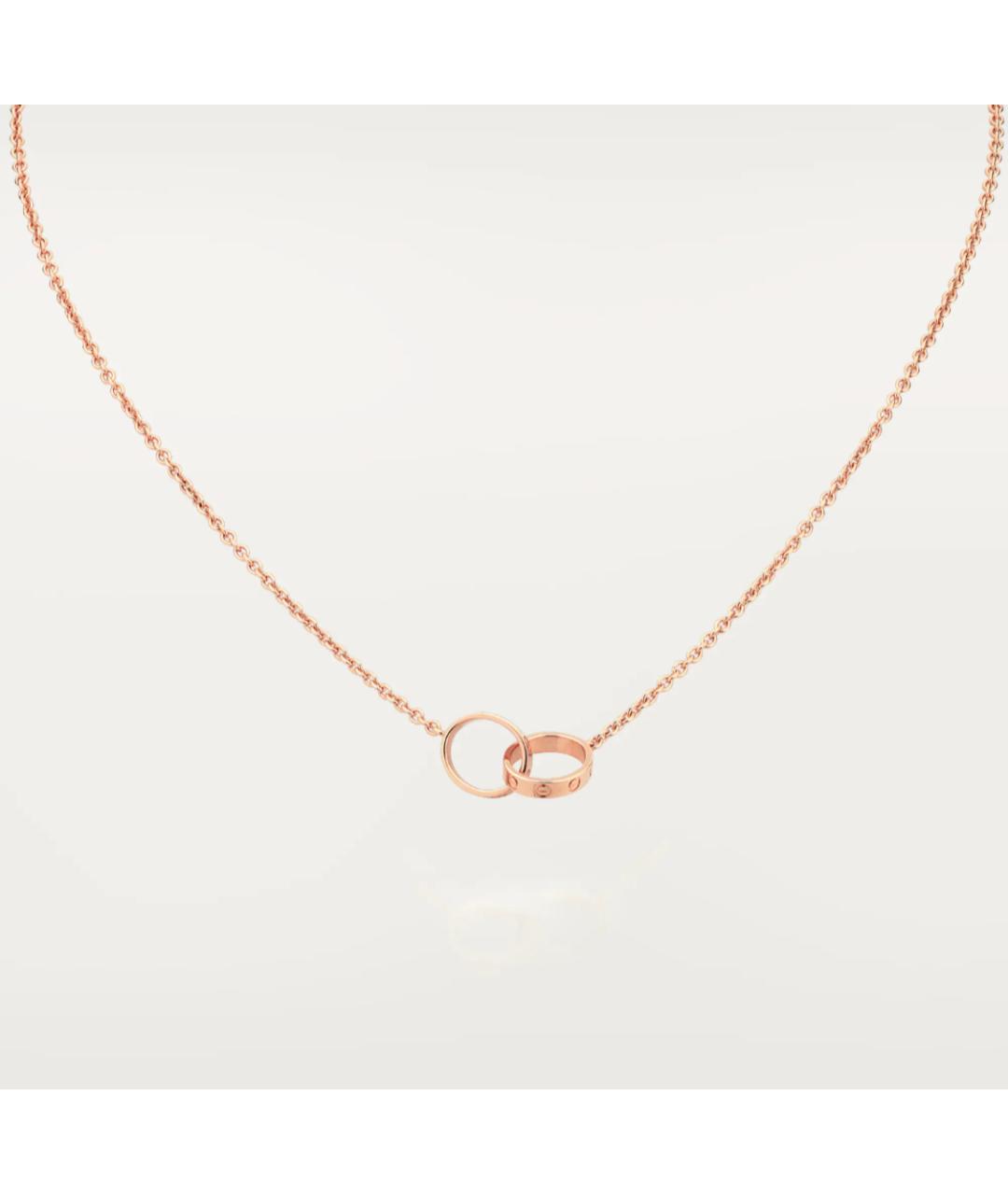 CARTIER Колье из розового золота, фото 10