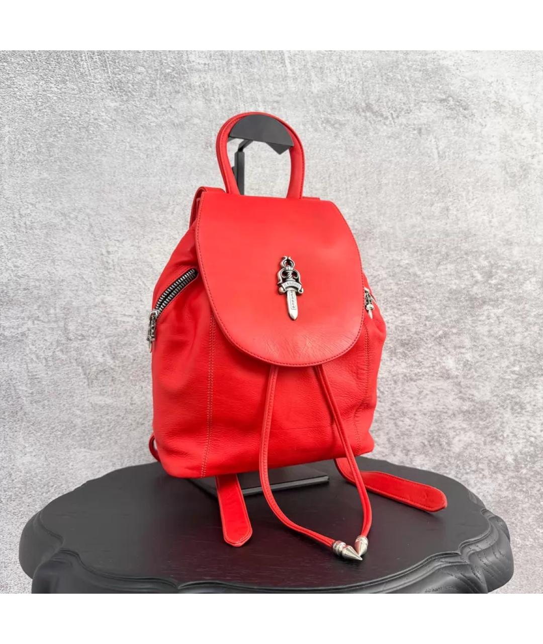 CHROME HEARTS Красный рюкзак, фото 3