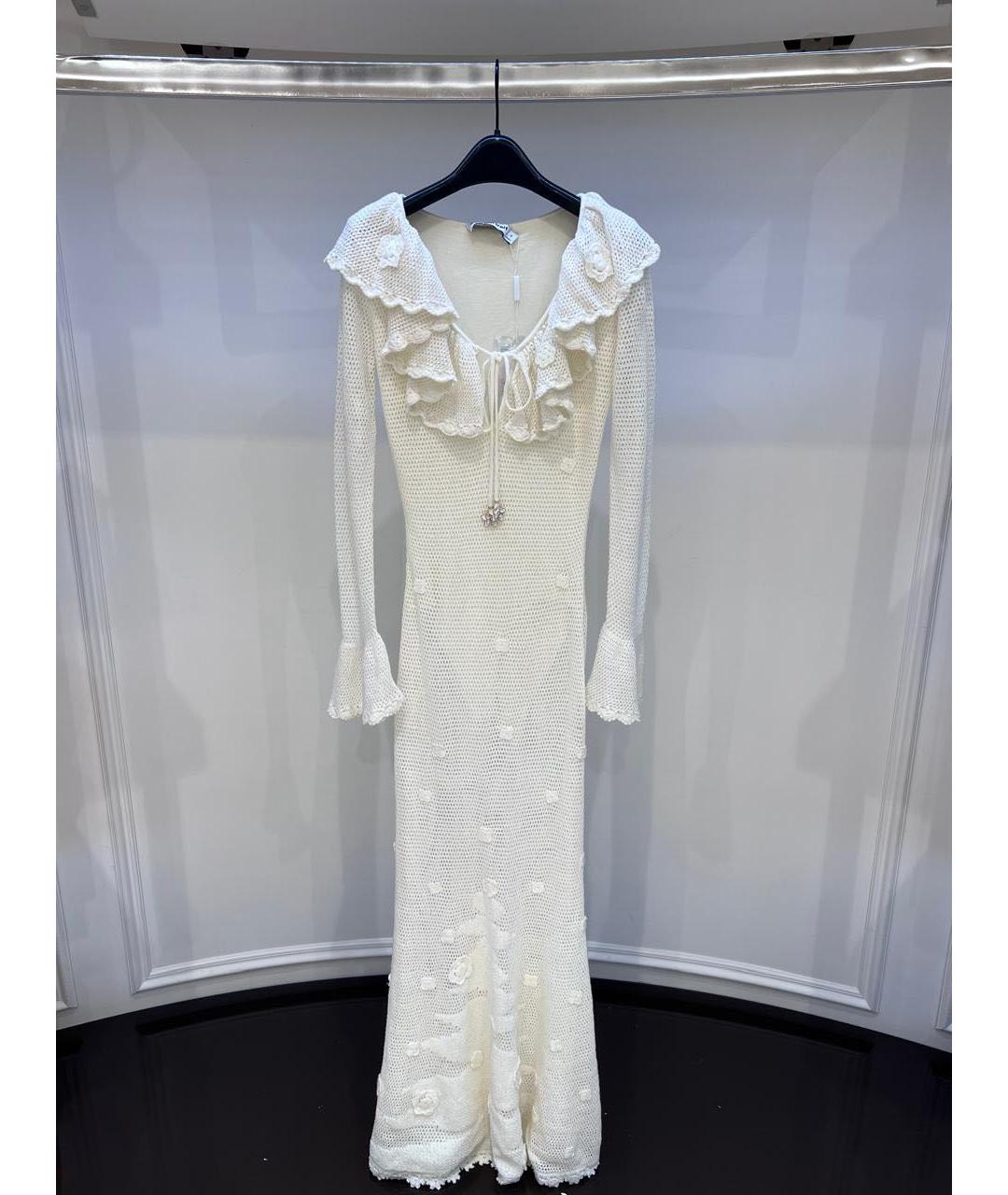 SELF-PORTRAIT Белое повседневное платье, фото 2