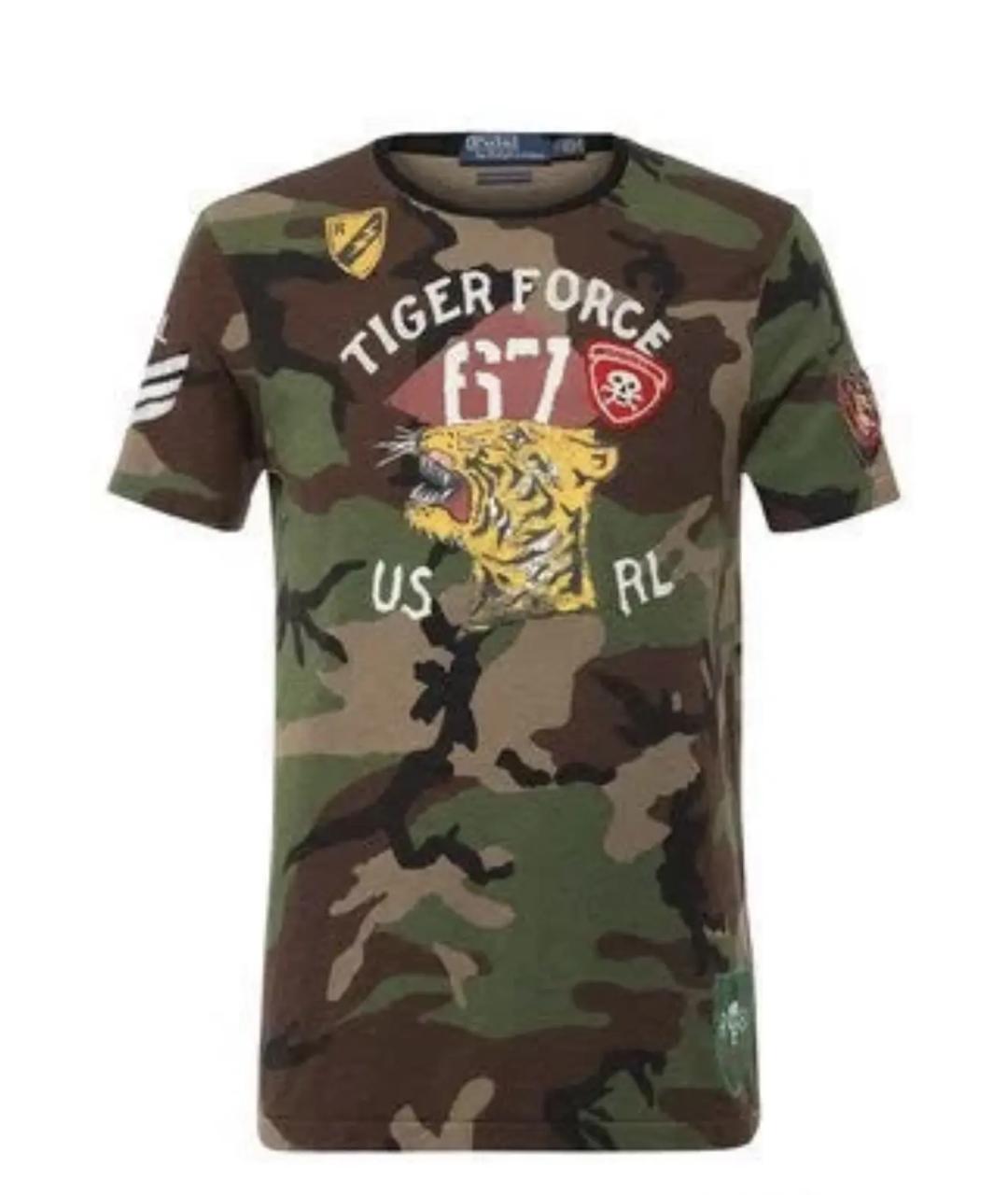 POLO RALPH LAUREN Мульти хлопковая футболка, фото 9