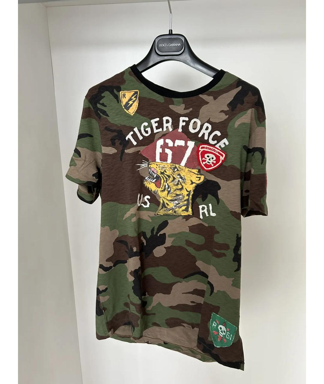 POLO RALPH LAUREN Мульти хлопковая футболка, фото 6