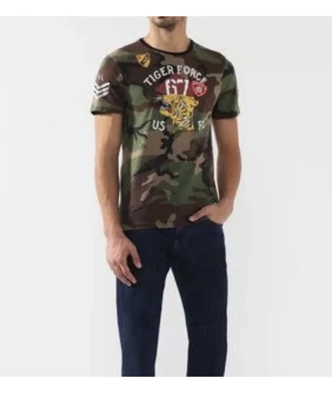 POLO RALPH LAUREN Мульти хлопковая футболка, фото 8