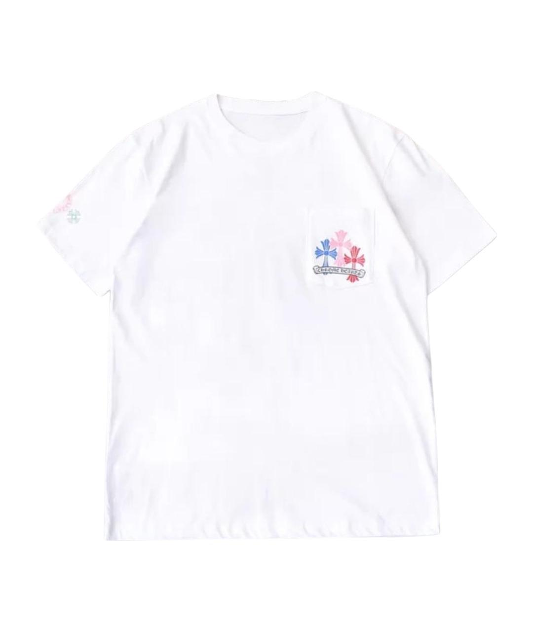 CHROME HEARTS Белая хлопковая футболка, фото 1