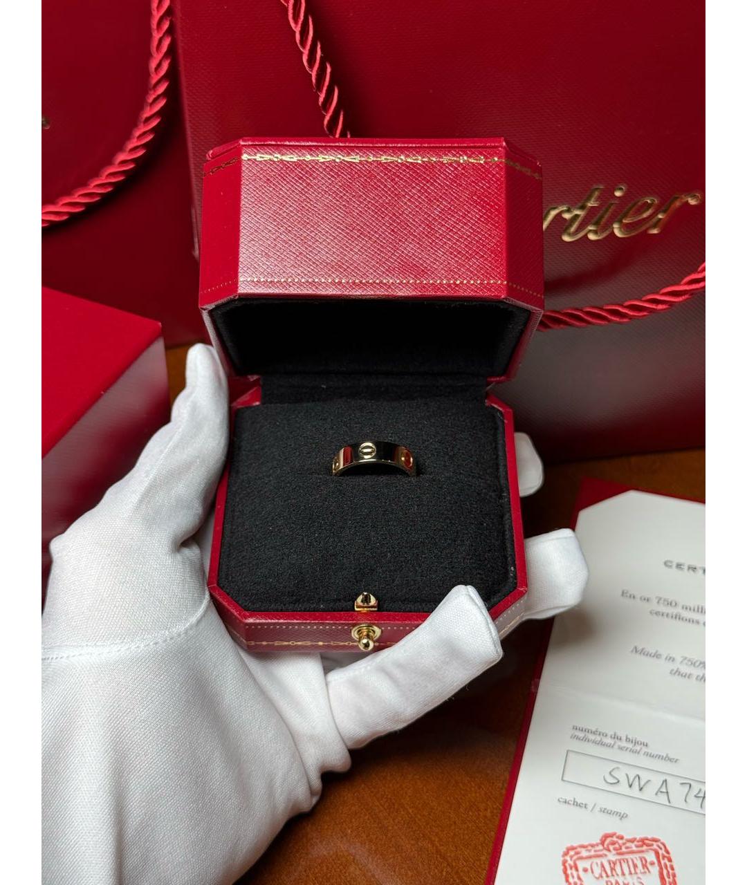 CARTIER Кольцо из желтого золота, фото 3