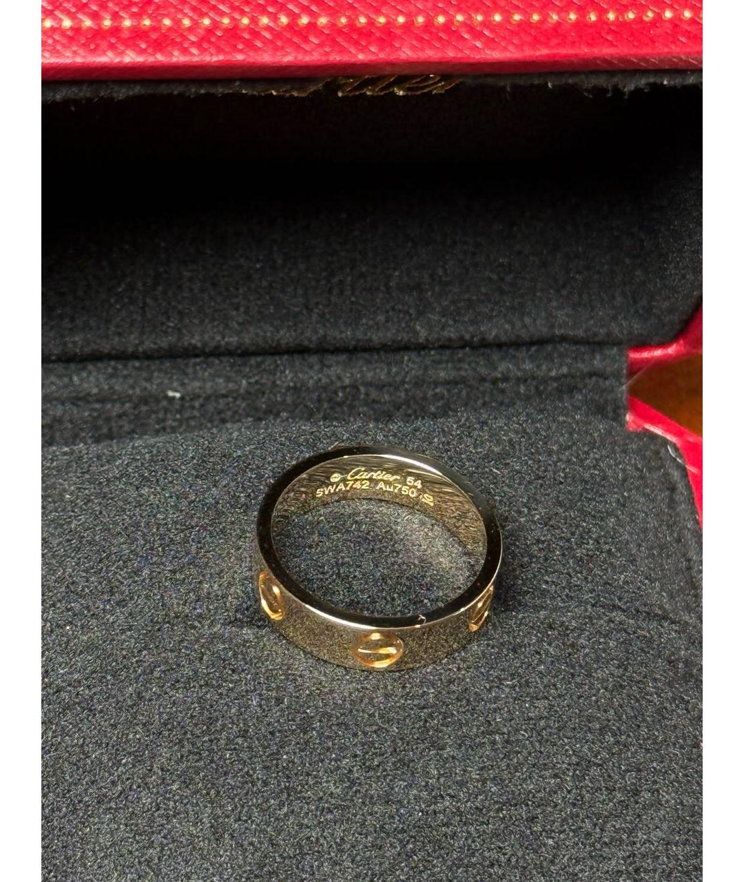 CARTIER Кольцо из желтого золота, фото 7