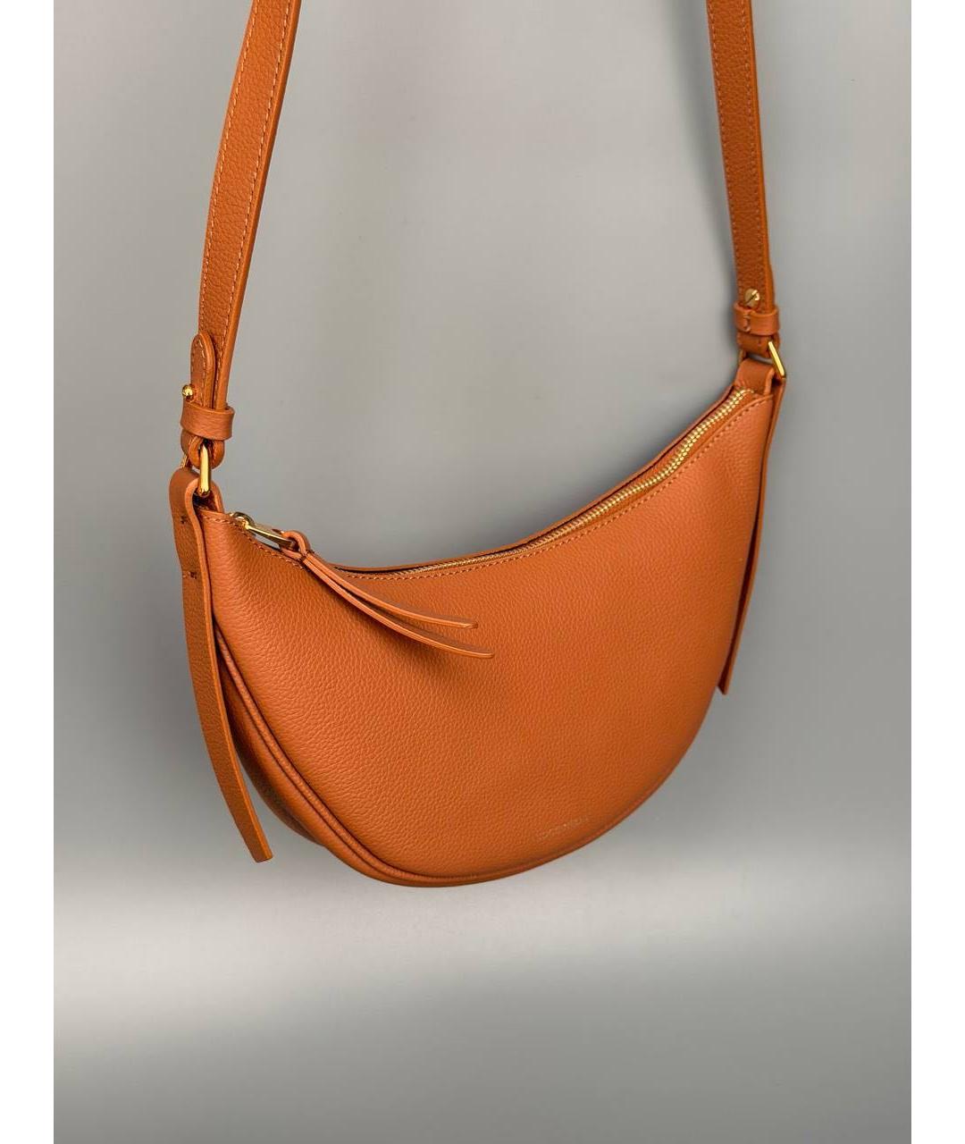 COCCINELLE Коричневая кожаная сумка через плечо, фото 2