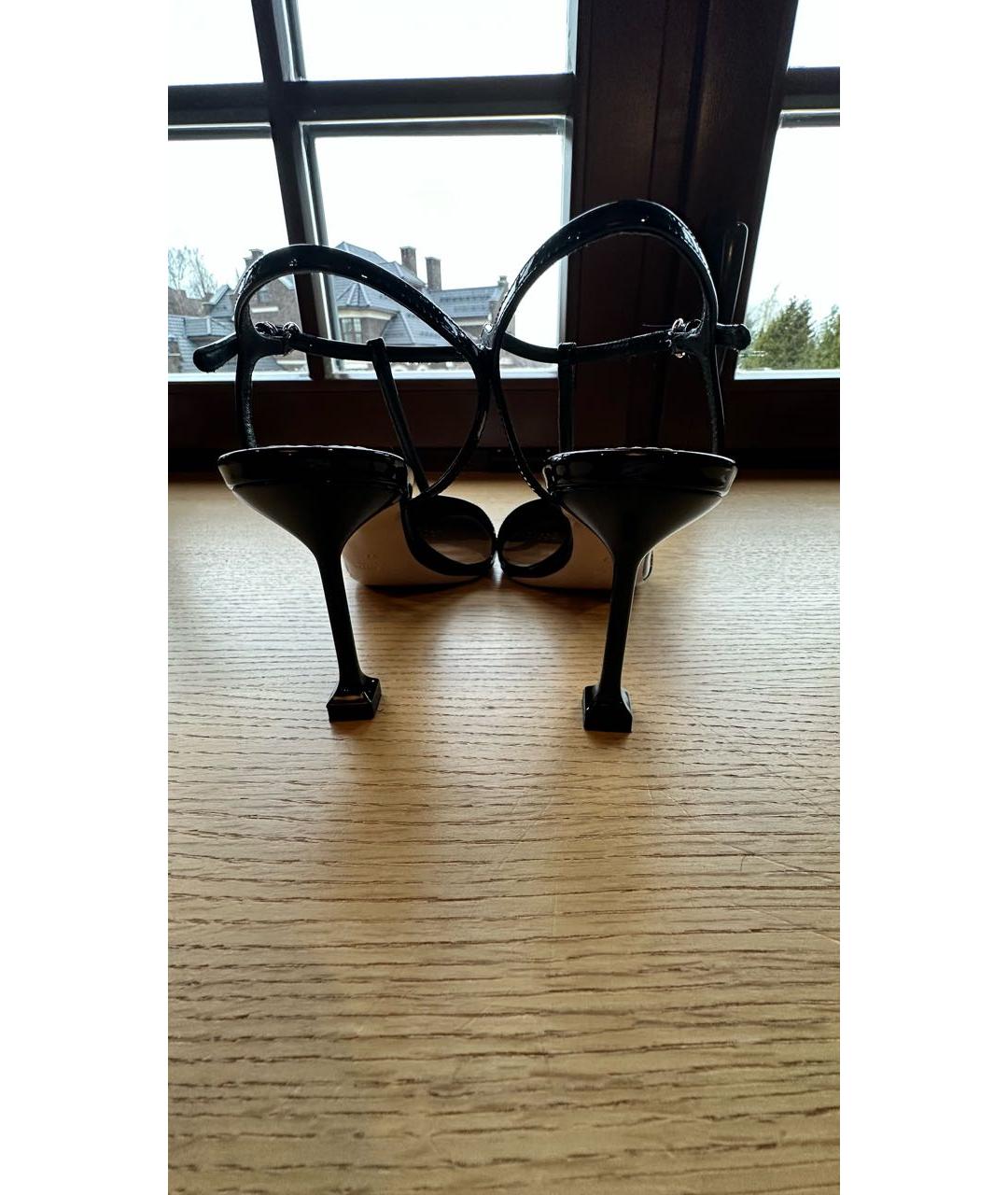 MIU MIU Мульти босоножки из лакированной кожи, фото 4