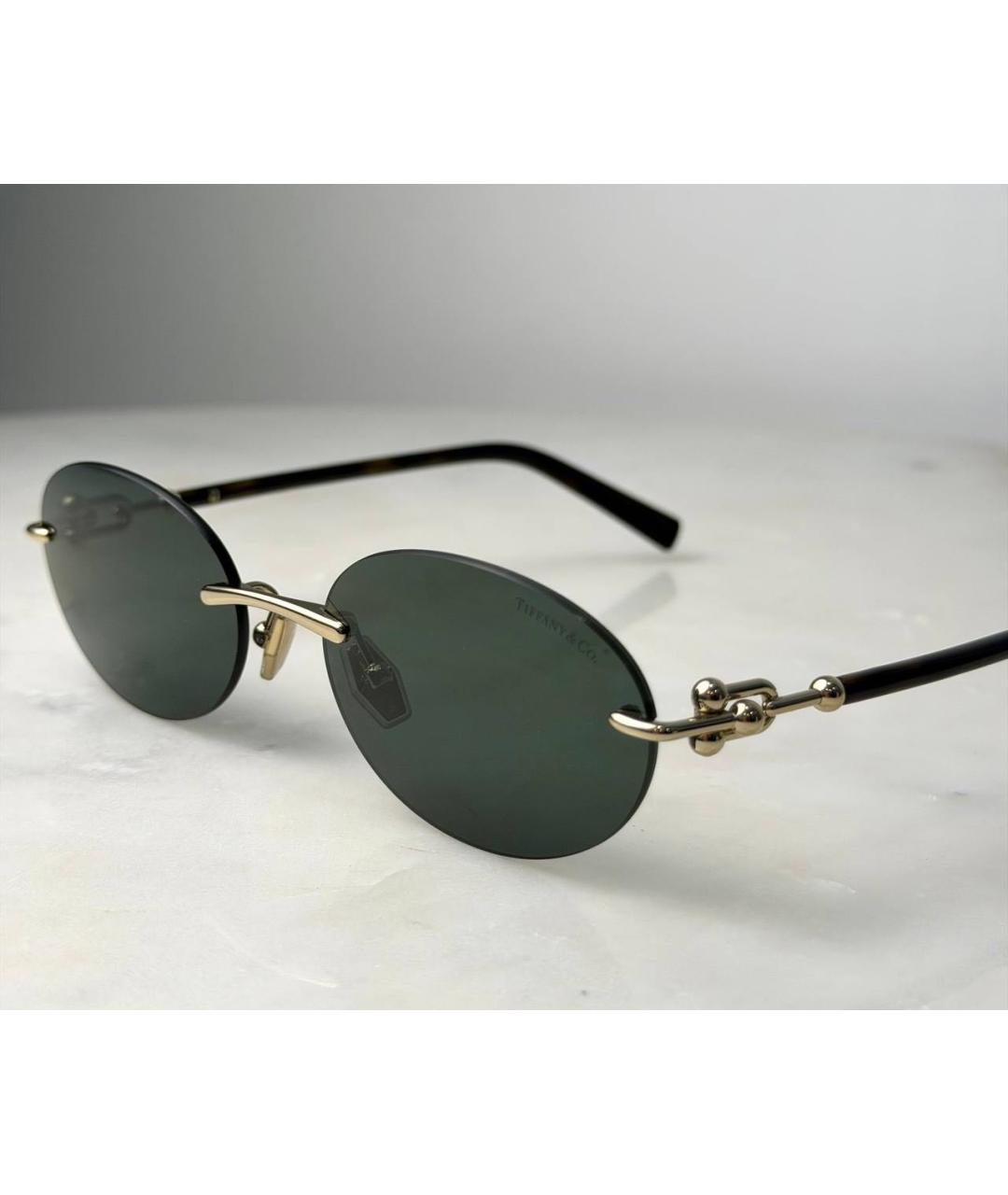 TIFFANY&CO Мульти металлические солнцезащитные очки, фото 3